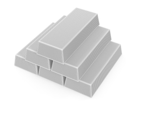 Gold bar 3D 모델