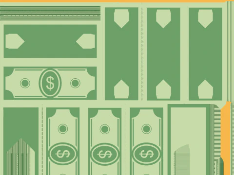 Safe and money 3D Model