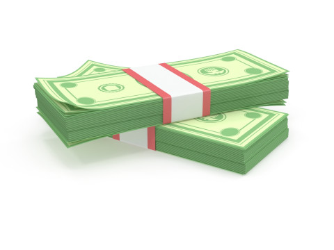 Stylized wad of money 3D Model