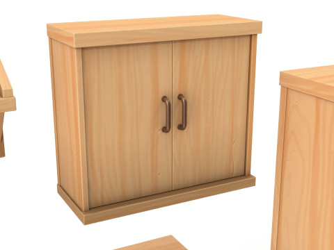Stylized furniture pack 3Dモデル