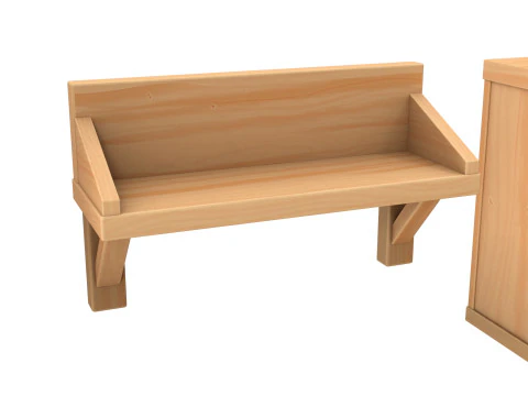 様式化された家具パック 3Dモデル