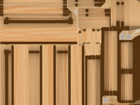 Stylized furniture pack 3Dモデル