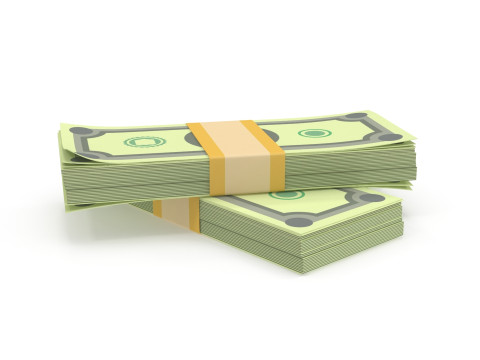 Stylized wad of money 3D Model