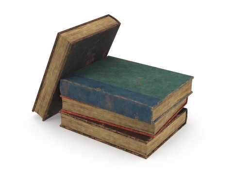 Old books 3D Model