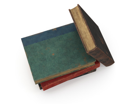 Old books 3D Model