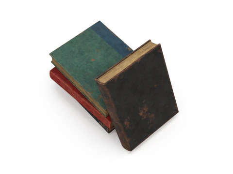 오래된 책 3D 모델