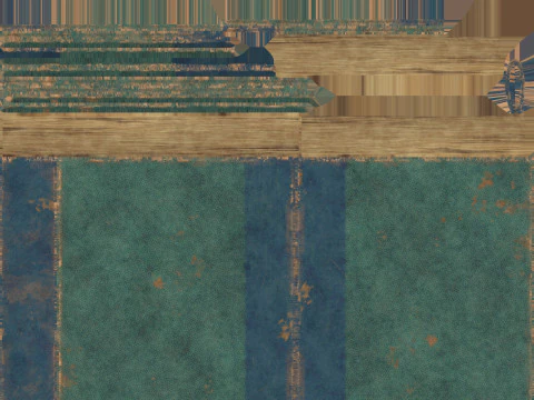 오래된 책 3D 모델