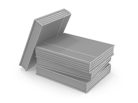 Old books 3D Model