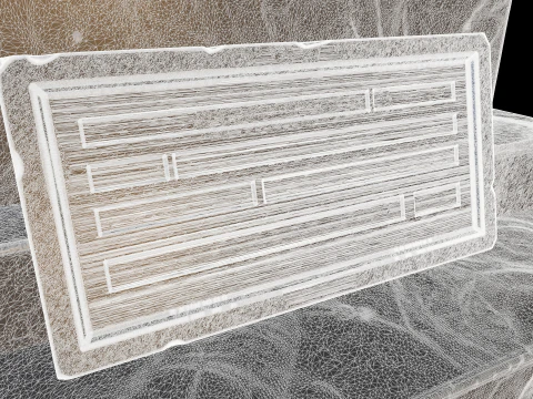 Stylized pulpit with book 3D Model