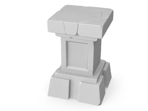 Stylized pedestal 3D 모델