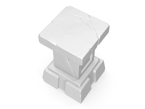 Stylized pedestal 3D 모델