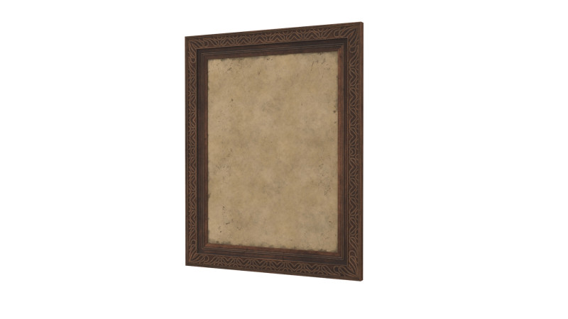 Picture frame wood Modelo 3D .c4d .max .obj .3ds .fbx .stl .blend
