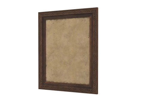 Resim &ccedil;er&ccedil;evesi ahşap 3D Model