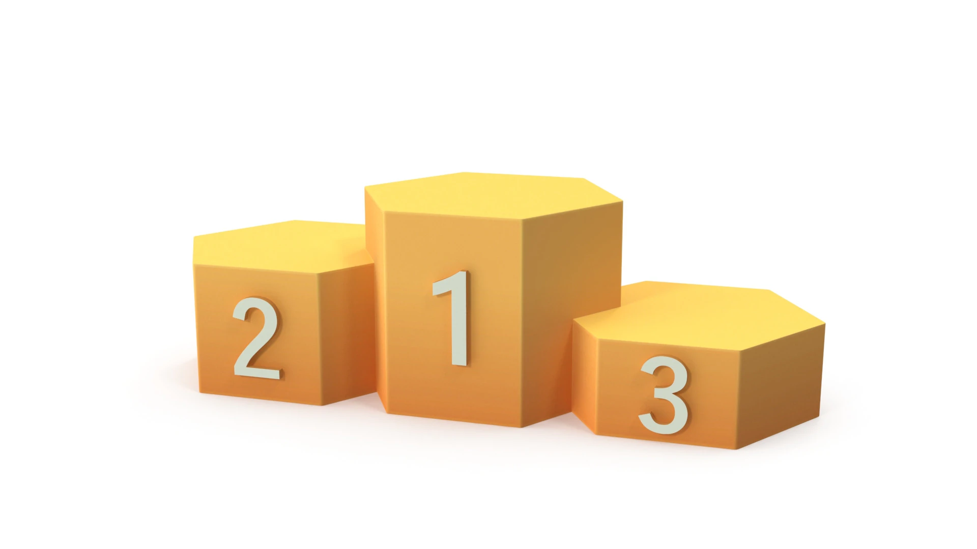 Cartoon podium 3D Model .c4d .max .obj .3ds .fbx .stl .blend 