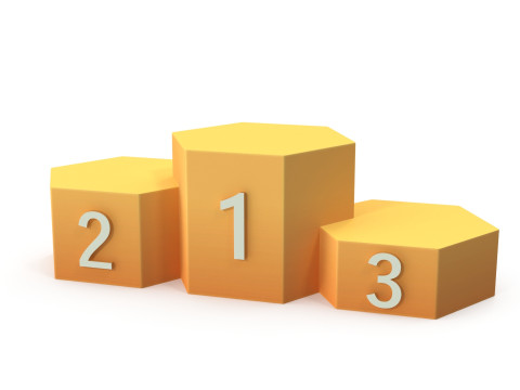 Cartoon podium 3D 모델