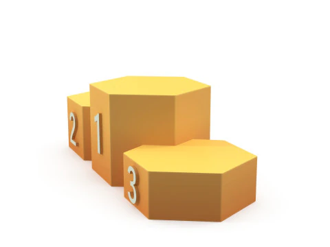 Cartoon podium 3D Model