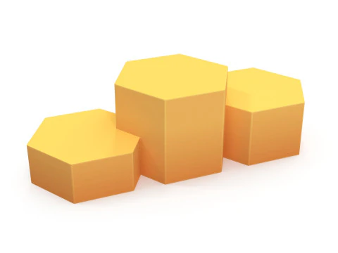 Cartoon podium 3D Model