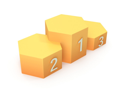 Cartoon podium Modelo 3D
