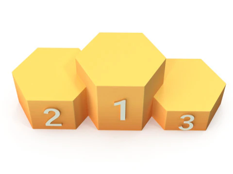 Cartoon podium 3D Model