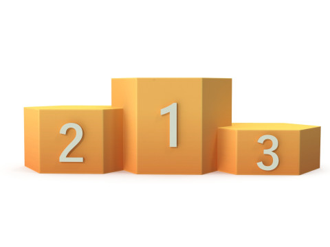 Cartoon podium Modelo 3D