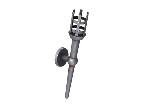 Stylized torch 3D Model