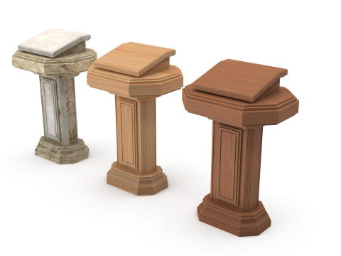 Pulpits Model 3D