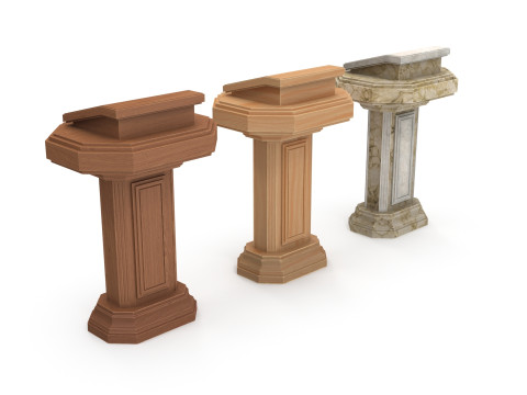 Pulpits Model 3D