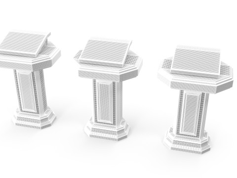 Pulpits Model 3D
