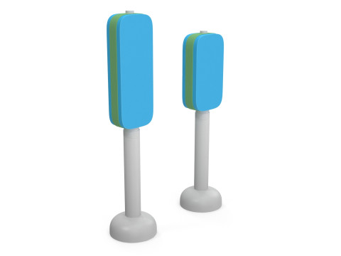 Cartoon traffic lights Modello 3D