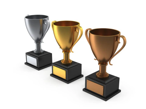 Trophy cups 3D Model