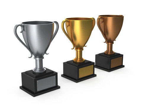 Trophy cups 3D Model