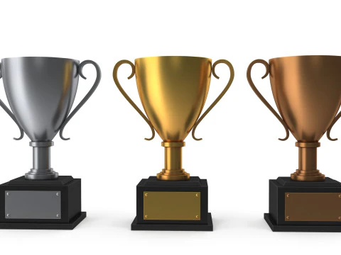Trophy cups 3D Model