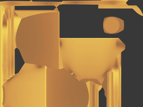 Trophy cups Model 3D