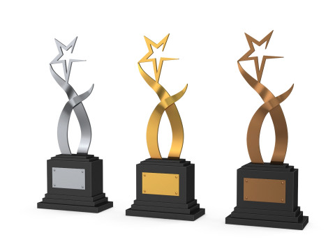 Trophy Stars 3D Model