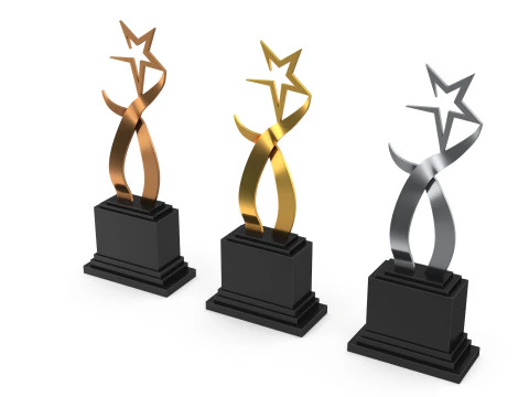 Trophy Stars 3D Model