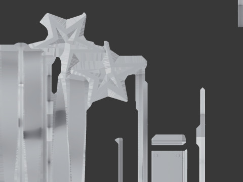 Trophy Stars Modello 3D