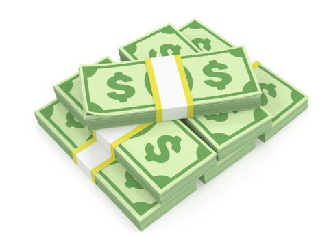 Stylized wad of money 3D मॉडल