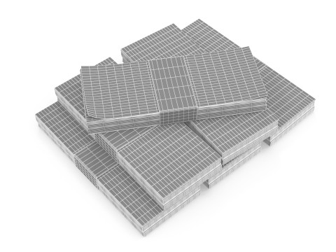 Stylized wad of money Modello 3D