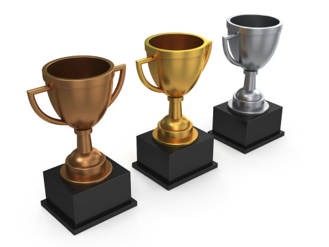 Trophies star 3D Model