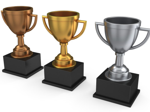 Trophies star 3D Model