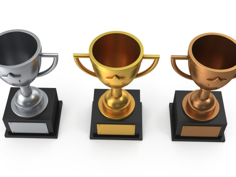 Trophies star 3D Model