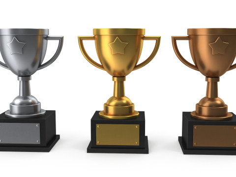 Trophies star 3D Model