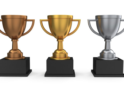 Trophies star 3D Model
