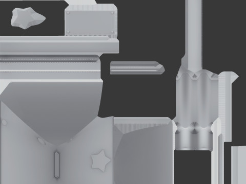 Trophies star 3D Model
