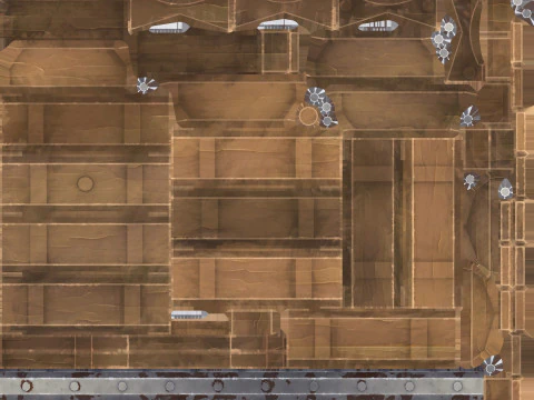 Barris estilizados Modelo 3D