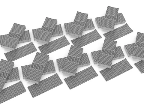 Stacks of dollars 3D Model