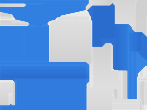 Cartoon banks 3D 모델