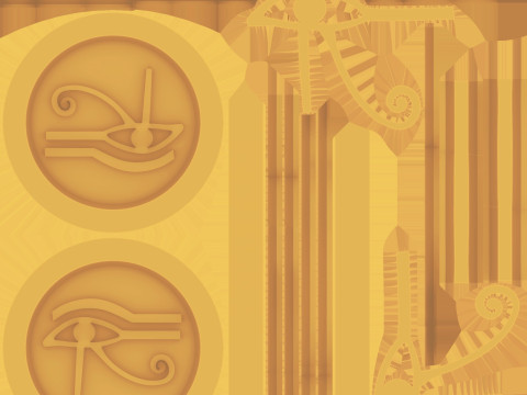 Coins Egypt Modello 3D
