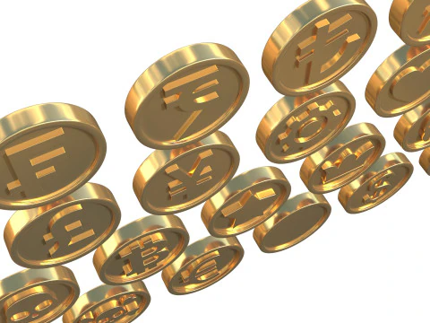 Coins 3D Model