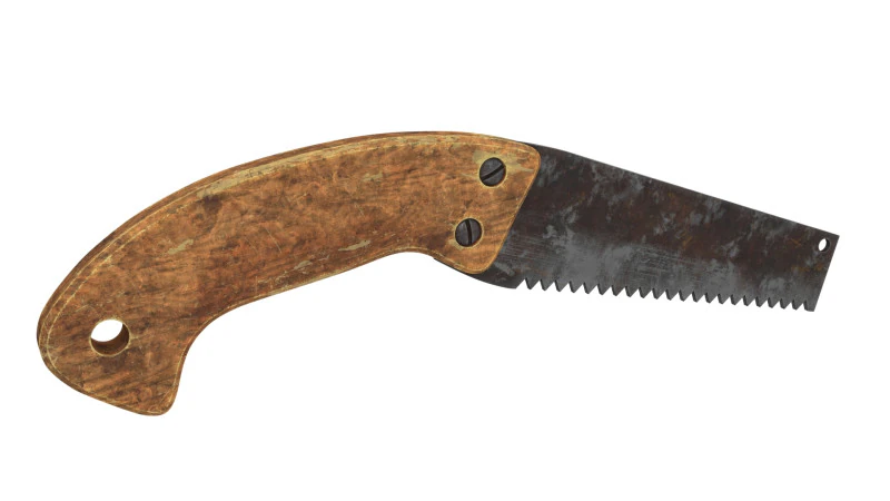 Старая пила 3D Модель .c4d .max .obj .3ds .fbx .stl .blend